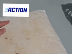 Van prullenbak naar perfect: dit goedkope Action-middeltje laat je kussen in een mum van tijd weer stralen